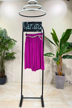 Gonna pantalone lino - Peonia