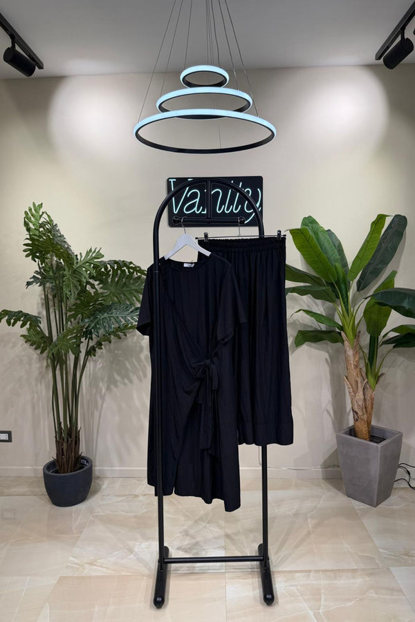 Completo maglia nodo - Nero