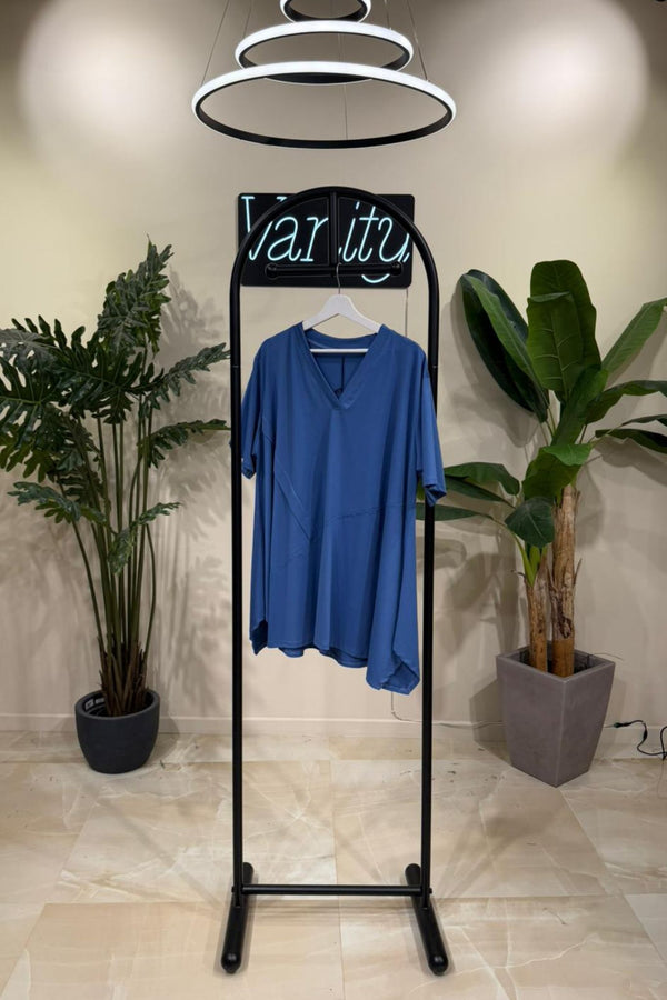 Tshirt over scollo V - Jeans