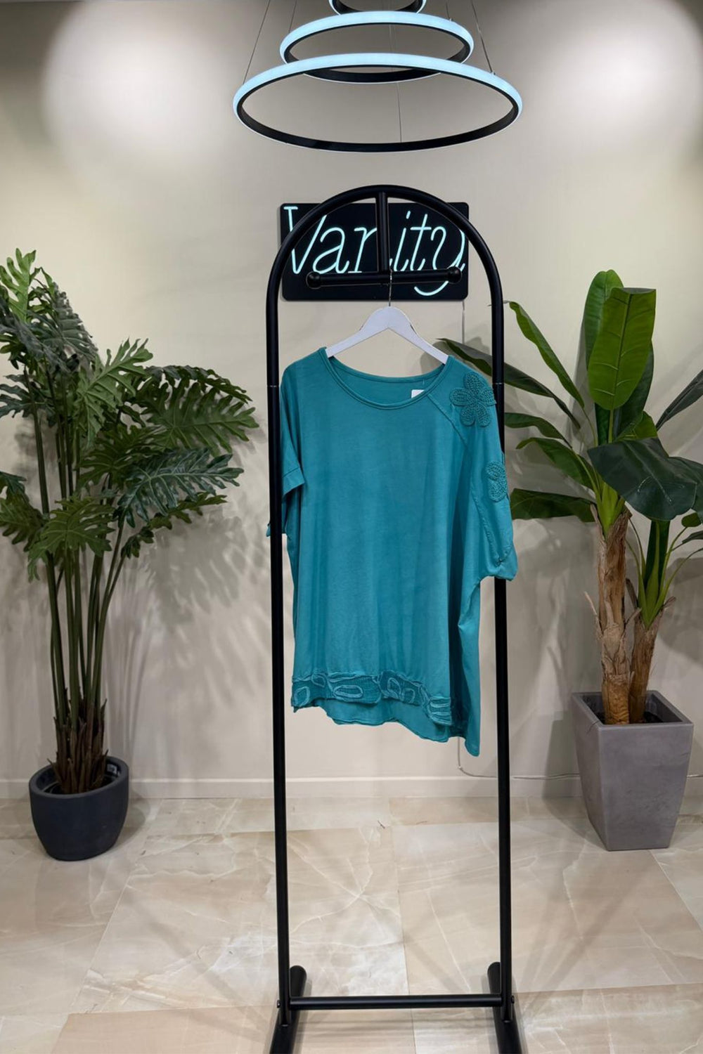 T-shirt fiori uncinetto - Tiffany