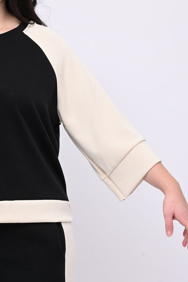 Tuta scuba bicolor - Nero