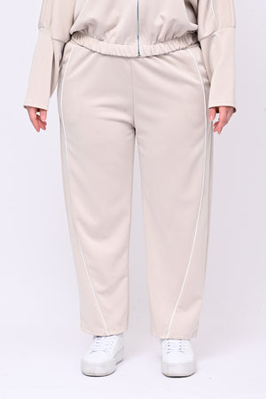 Tuta neoprene righina - Beige