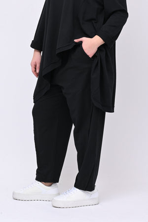 Completo felpa cuciture - Nero