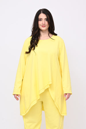 Completo felpa cuciture - Lemon