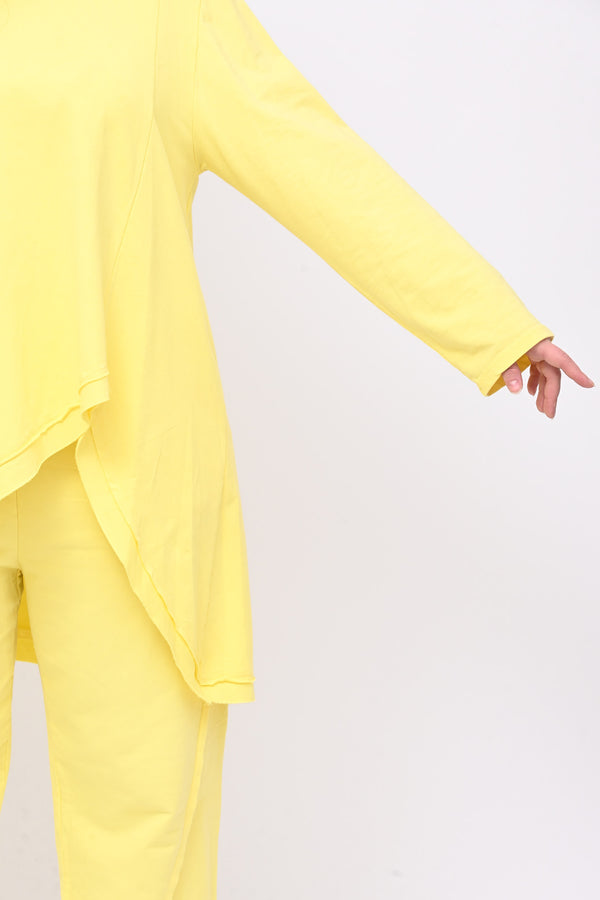 Completo felpa cuciture - Lemon