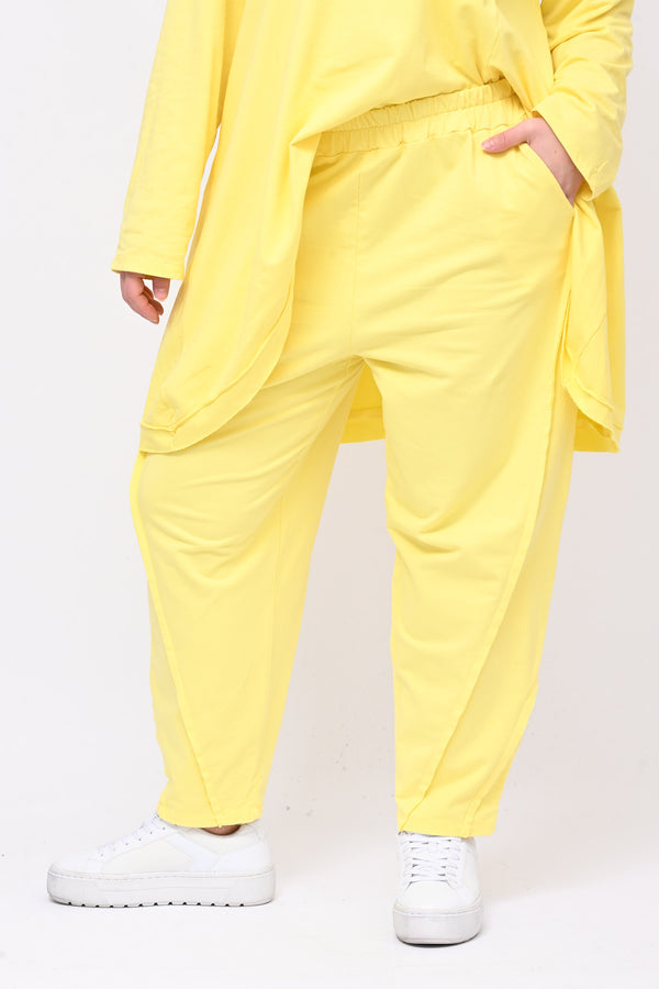 Completo felpa cuciture - Lemon