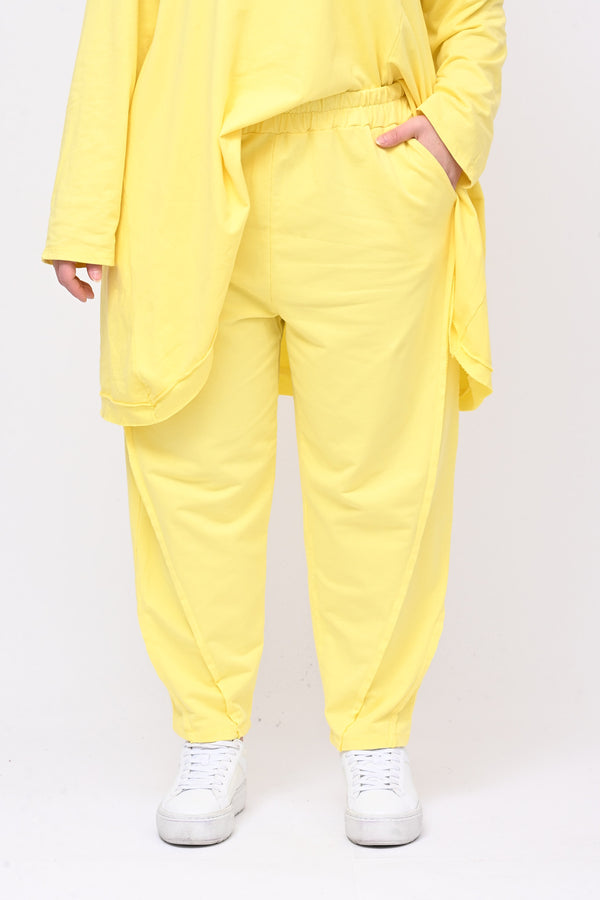 Completo felpa cuciture - Lemon