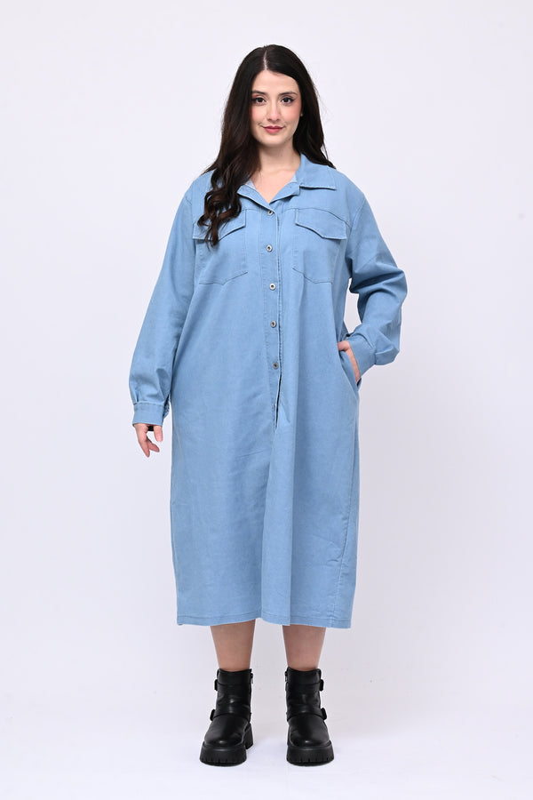 Abito chemisier jeans - Jeans chiaro