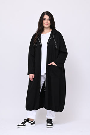 Maxi spolverino scuba - Nero
