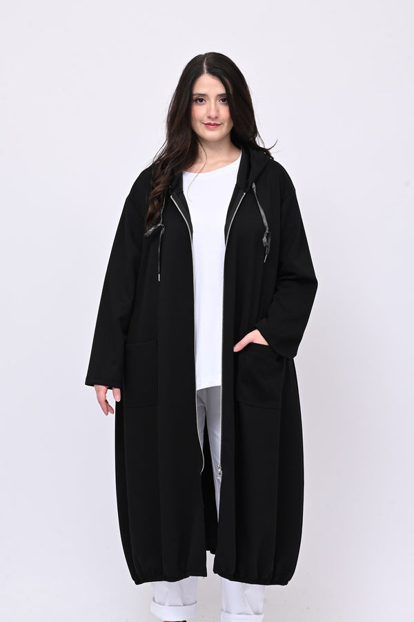 Maxi spolverino scuba - Nero