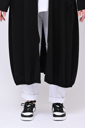 Maxi spolverino scuba - Nero