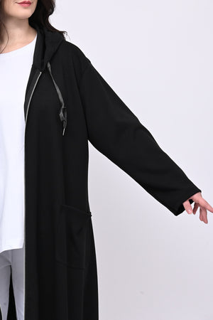 Maxi spolverino scuba - Nero