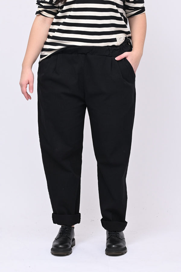 Pantalone bengalina over - Nero