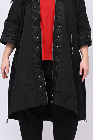 Incerata trapunta strass - Nero