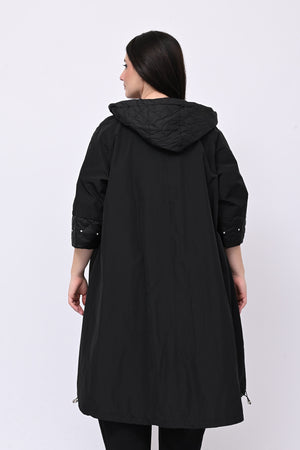 Incerata trapunta strass - Nero