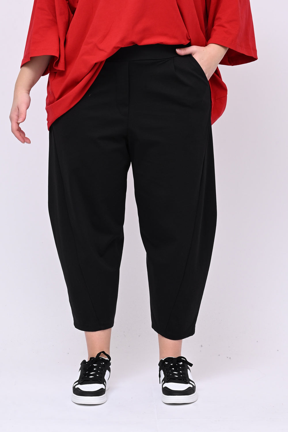 PANTA CROP P. ROMA - BLACK