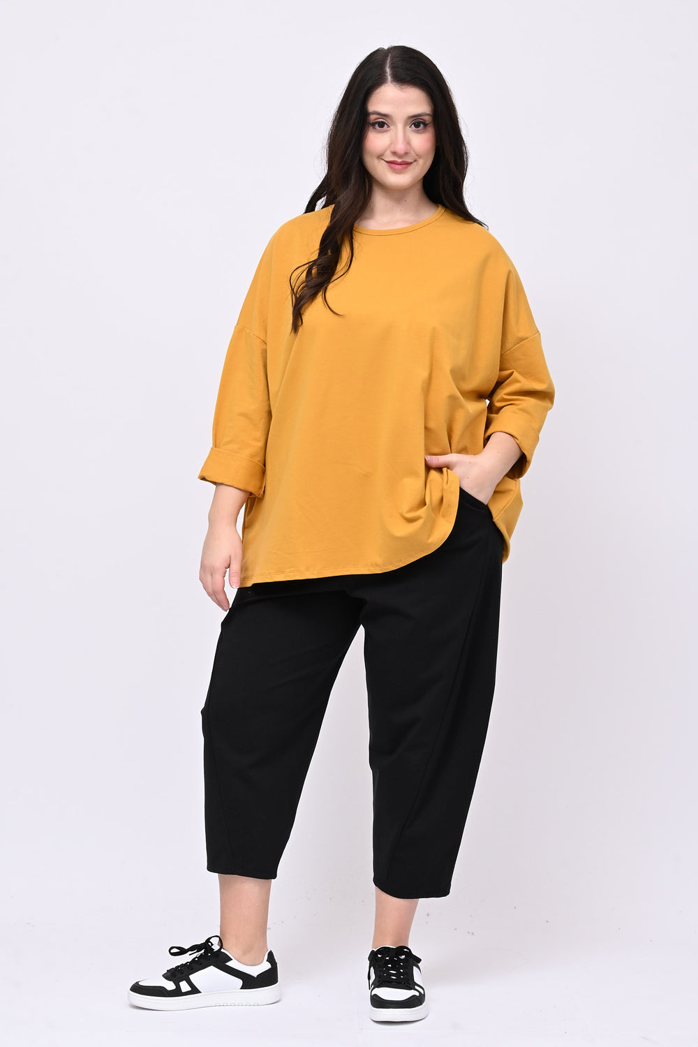 Felpa scatola over - Mango