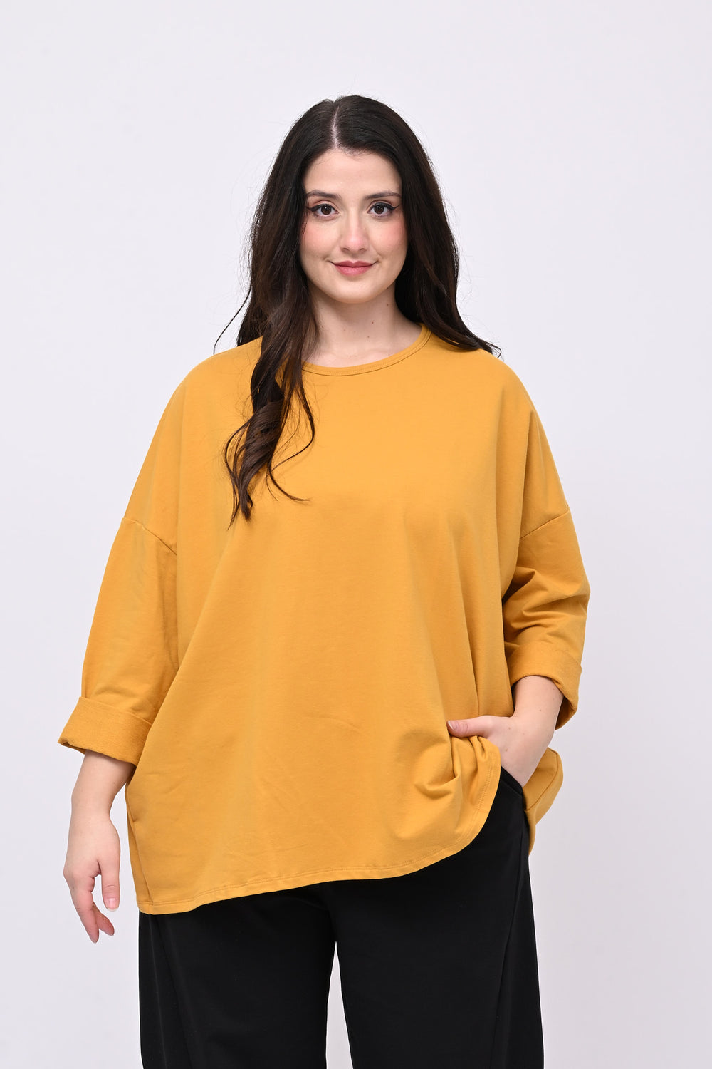 Felpa scatola over - Mango
