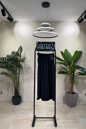 Gonna pantalone fascione - Nero