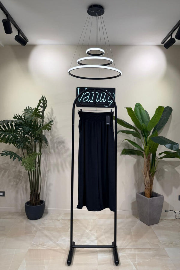 Gonna pantalone fascione - Nero