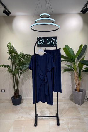 Completo maglia nodo - Blu