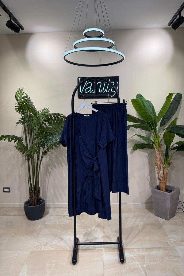 Completo maglia nodo - Blu