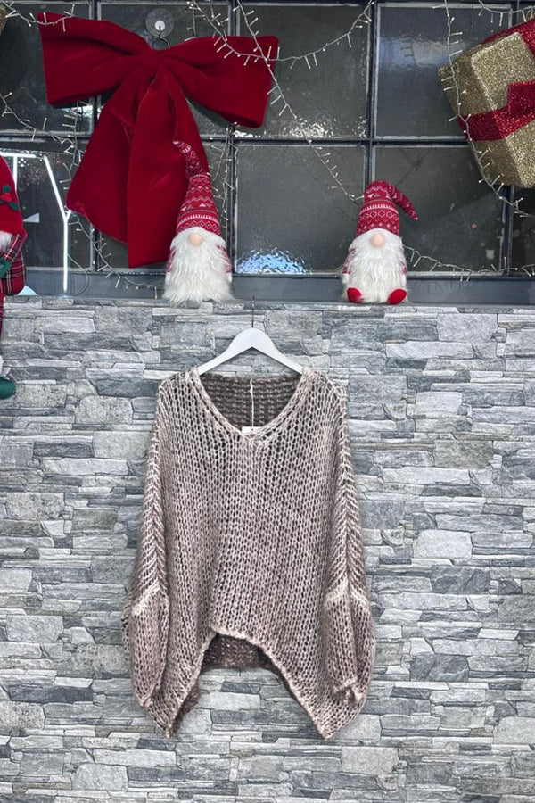 Maxi pull mohair maltinto - Moro