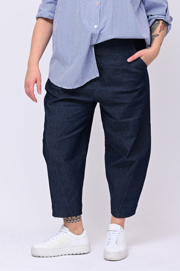 Completo jeans crop - Jeans scuro