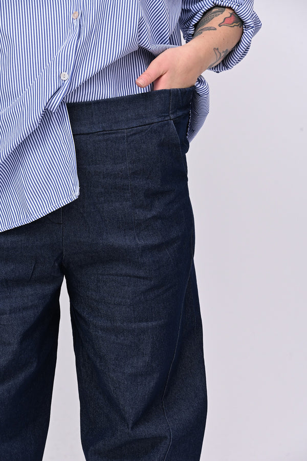 Completo jeans crop - Jeans scuro