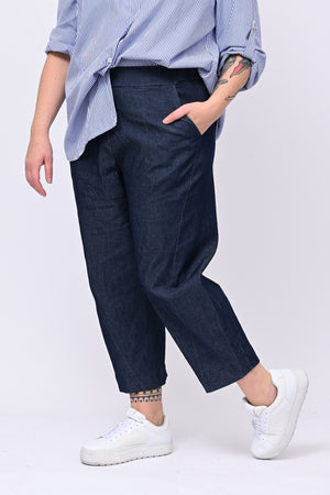 Completo jeans crop - Jeans scuro