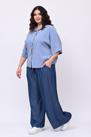 Camicia seta lavata - Jeans