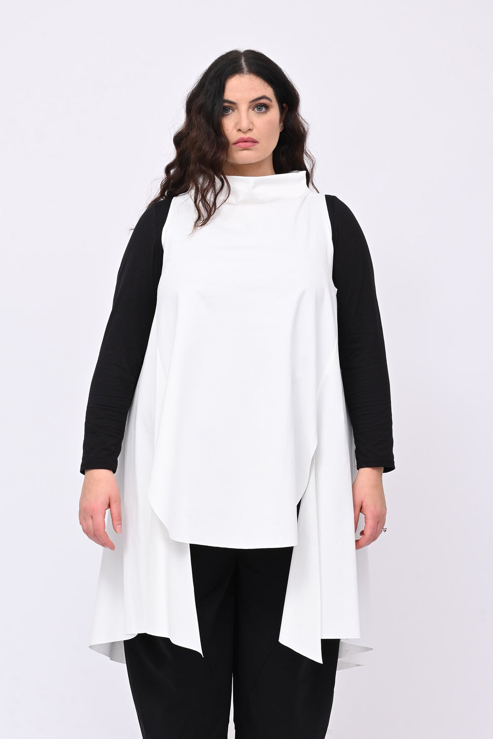 Maxitop scollo vulcano - Bianco