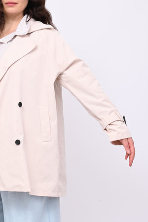 Trench doppiopetto 3/4 - Beige