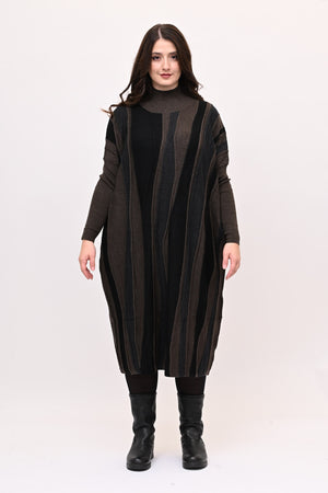 Abito misto lana onde - Moro