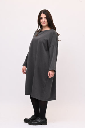 Abito sacchetto piercing - Grigio