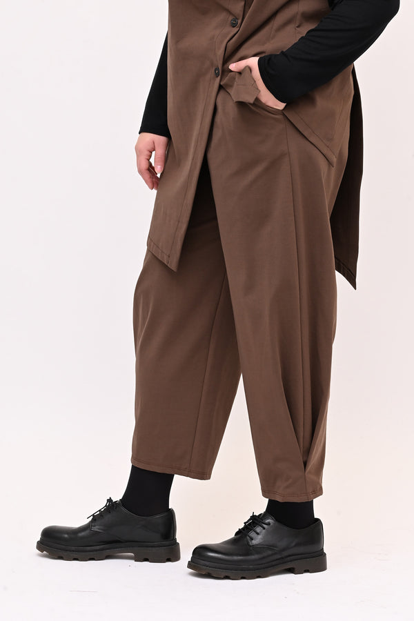 Completo gilet bottoni - Moro