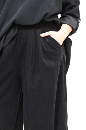 Completo costine ovetto - Nero