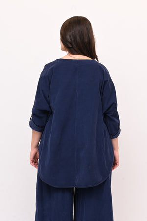 Completo costine ovetto - Blu