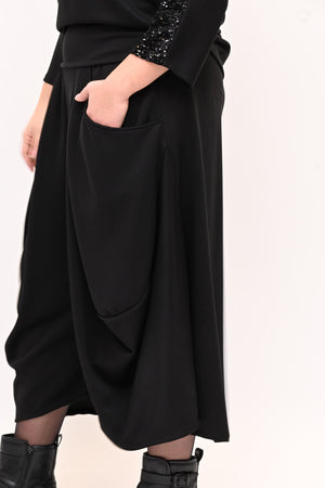 Completo neoprene paillettes - Nero