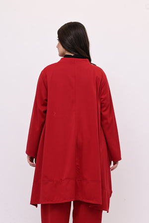 Completo over frack - Rosso