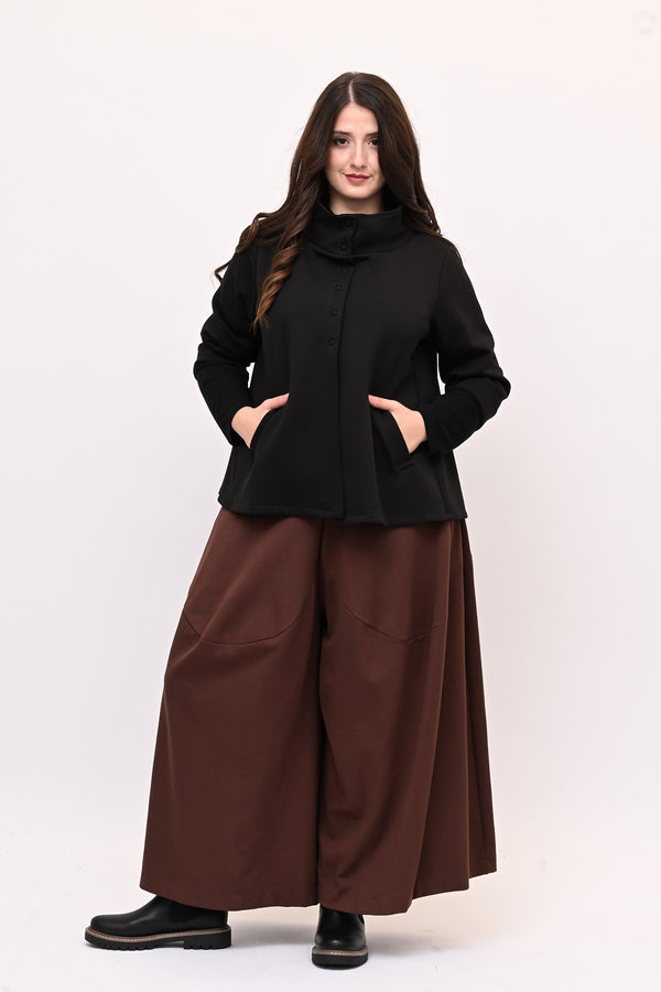 Giacca neoprene coreana - Nero