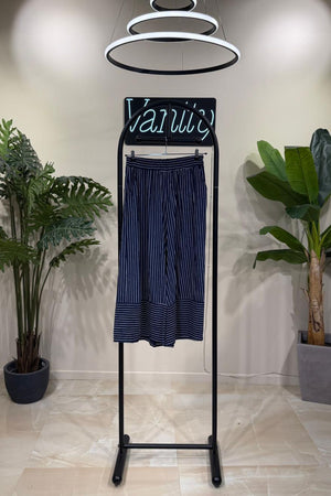 Gaucho righe fascione - Blu