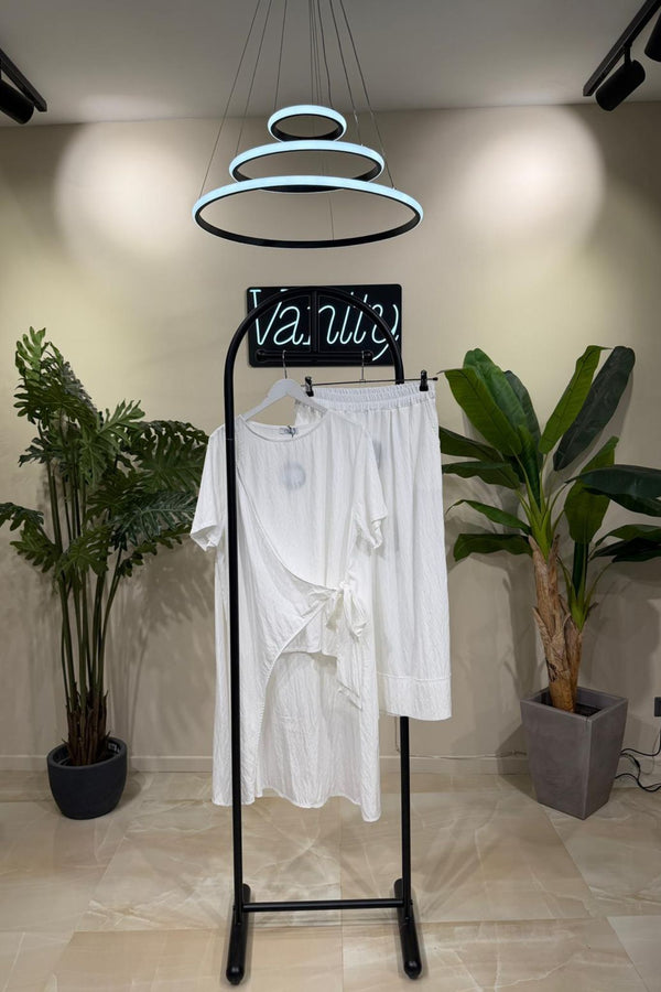 Completo maglia nodo - Bianco