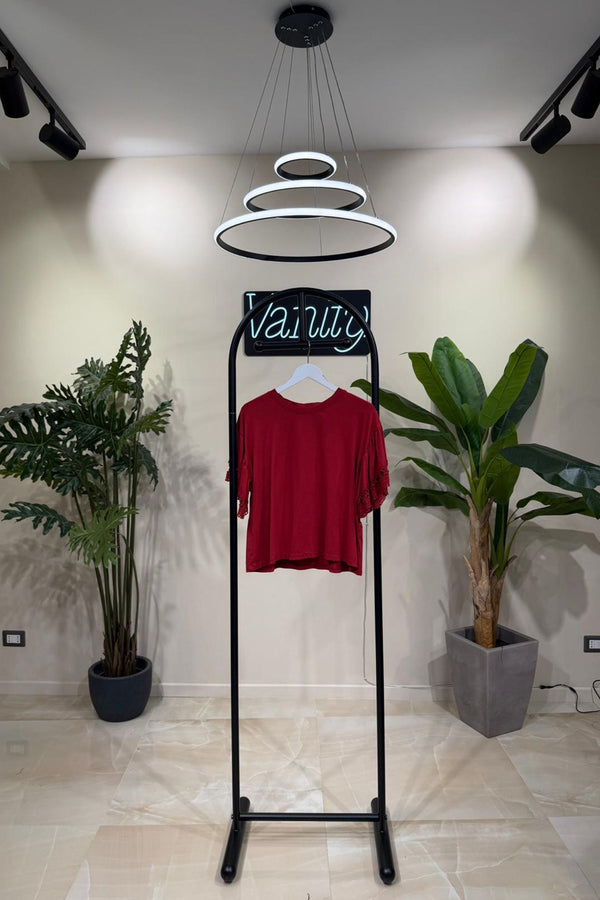Maglia manica macramè - India