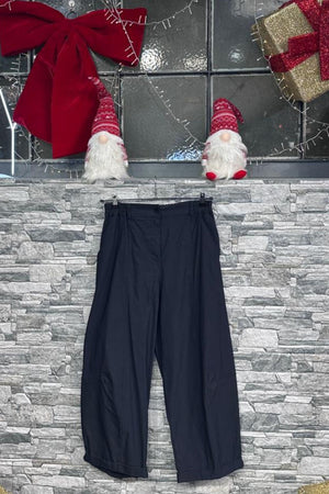 Pantalone over risvolto - Grigio