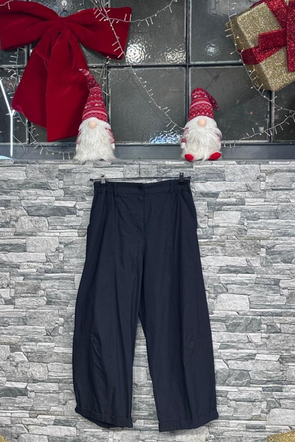 Pantalone over risvolto - Grigio