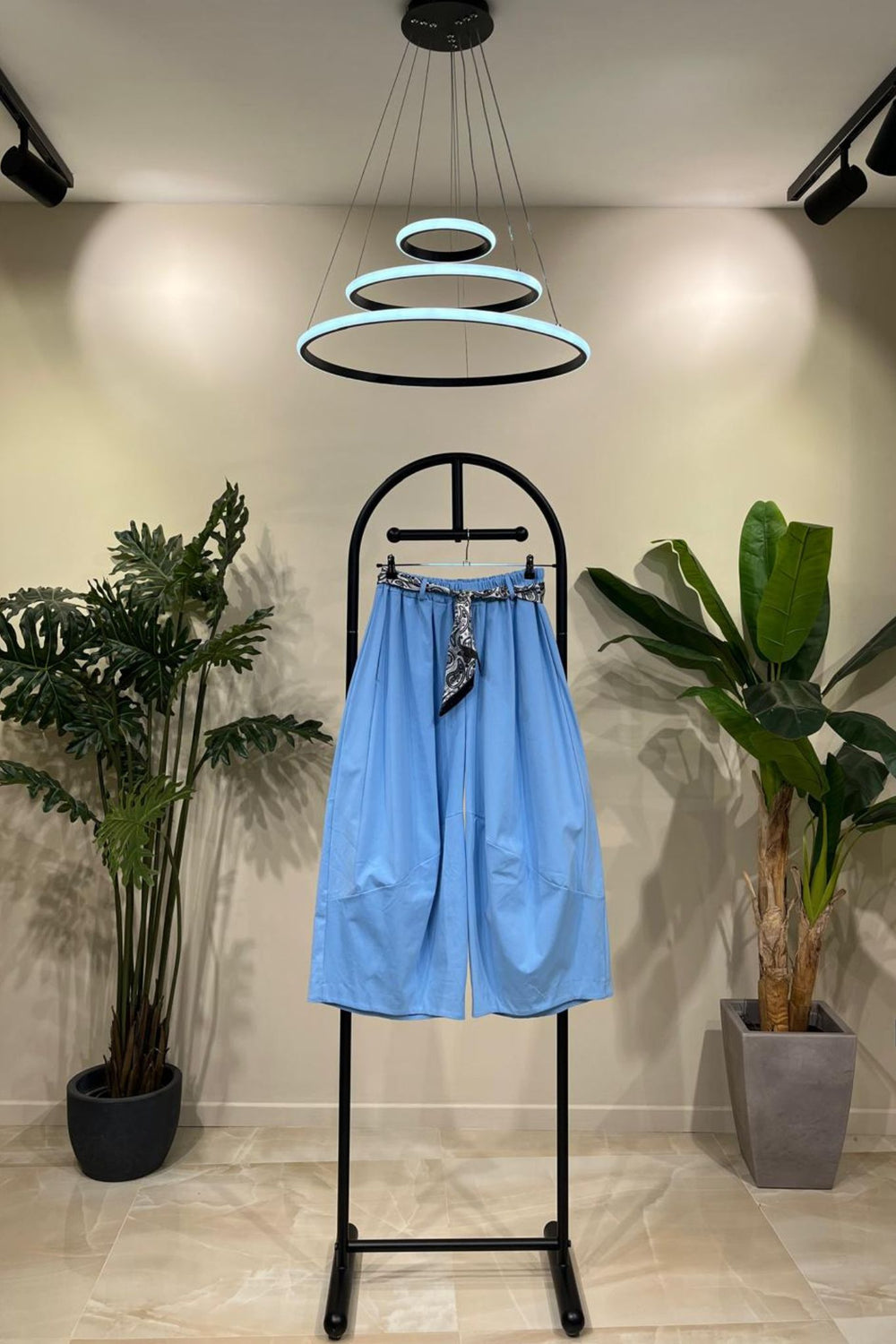 Pantabaloon punto roma - Celeste