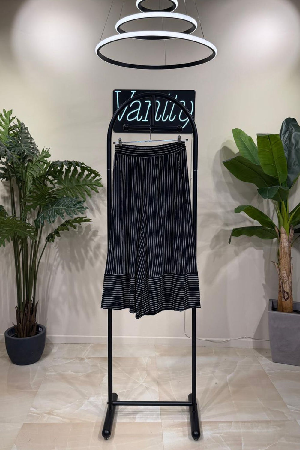 Gaucho righe fascione - Nero