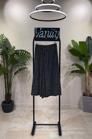 Gaucho righe fascione - Nero