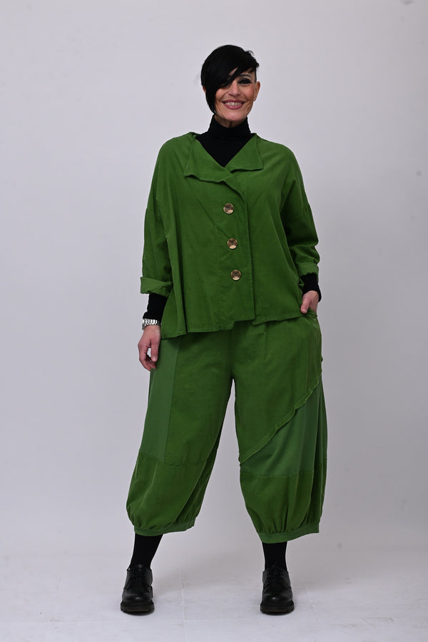 Completo costine over - Lime